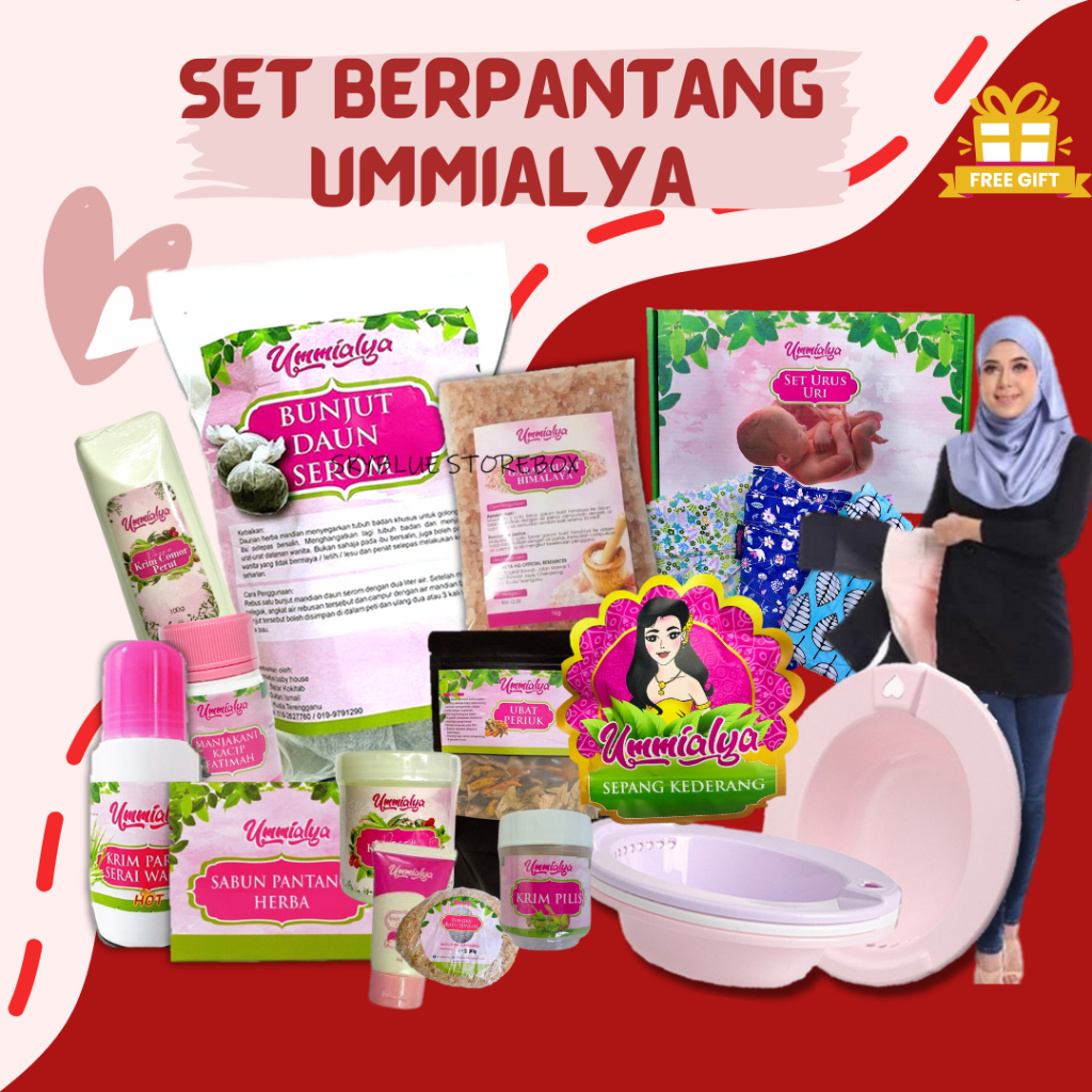 Set Pantang Ummialya Set Bersalin Set Berpantang Krim Ibu Bersalin