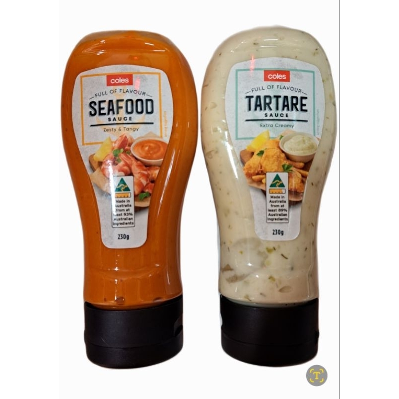 Coles Seafood Tartare Sauce Shopee Malaysia