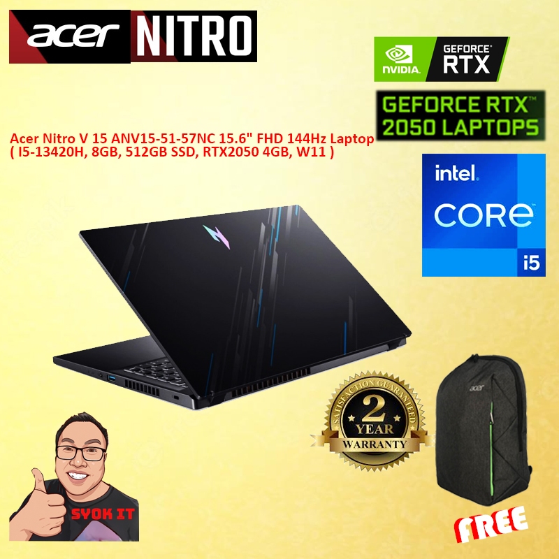 Acer Nitro V 15 ANV15-51-57NC 15.6