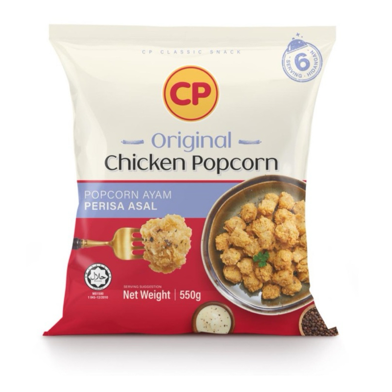 CP Chicken PopCorn (Original) 550g (JOHOR BAHRU ONLY) Shopee Malaysia