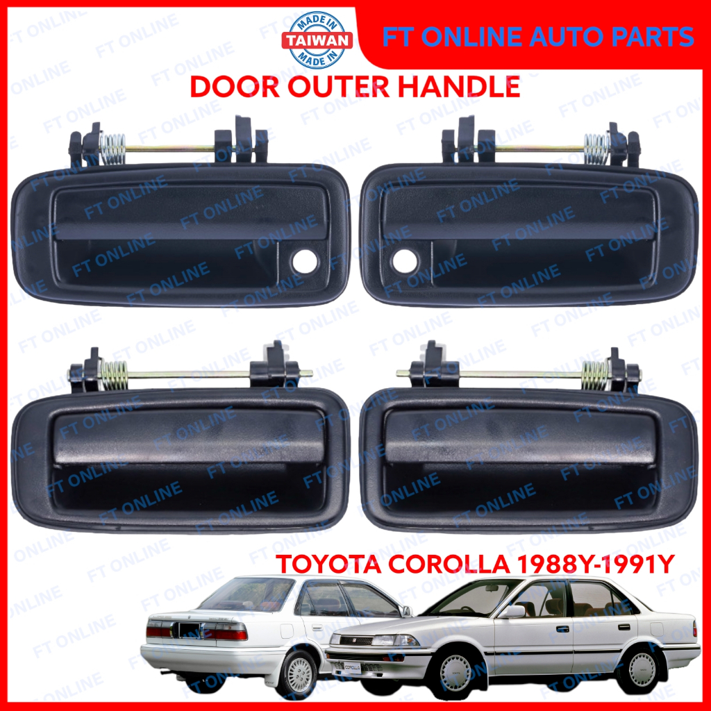 TOYOTA COROLLA 1988-1991 EE90 AE92 DOOR HANDLE OUTER EXTERIOR 1989 1990 ...
