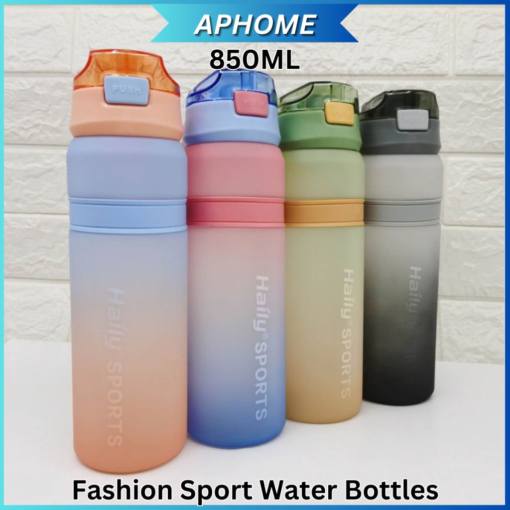 850ml Large Capacity Water Bottle Fashion Sport Bottle LeakProof