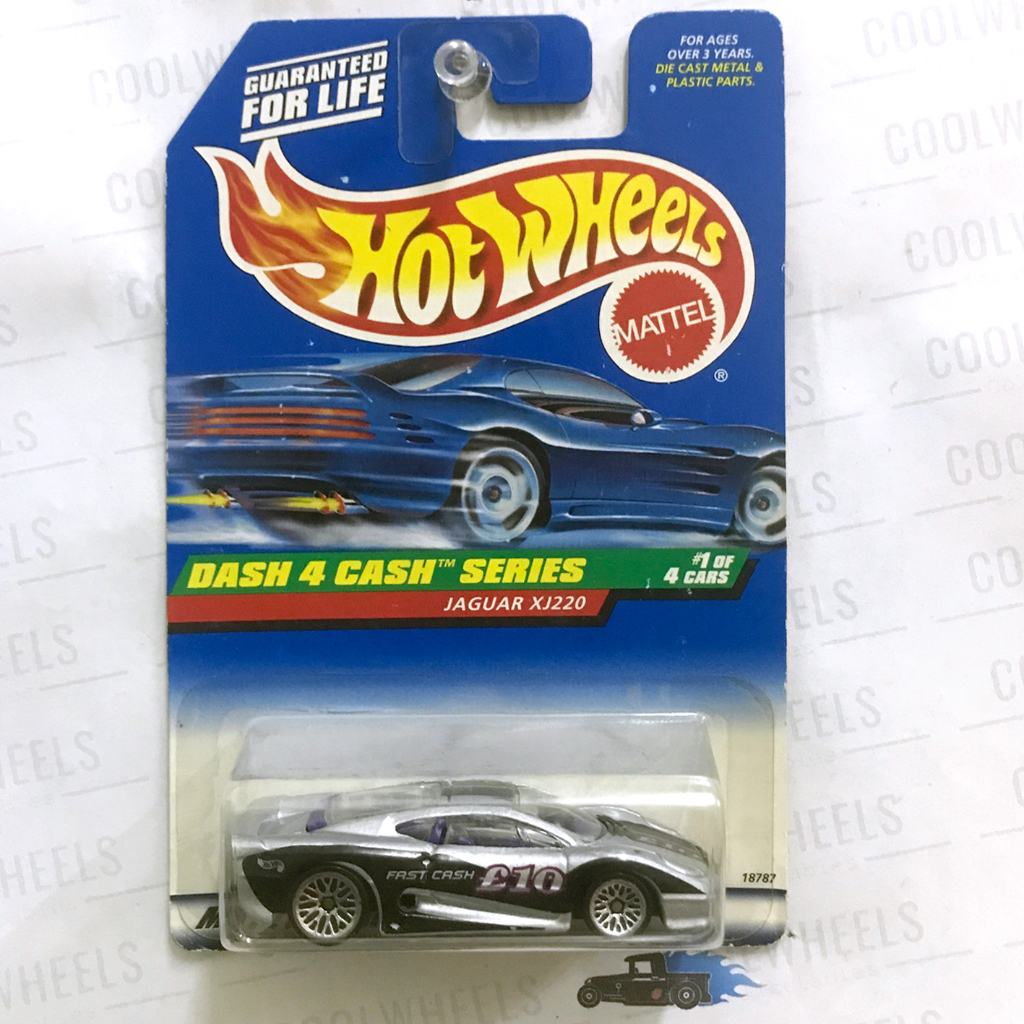 Hot Wheels 1998 Jaguar XJ220 - LW Wheels version (card not mint ...