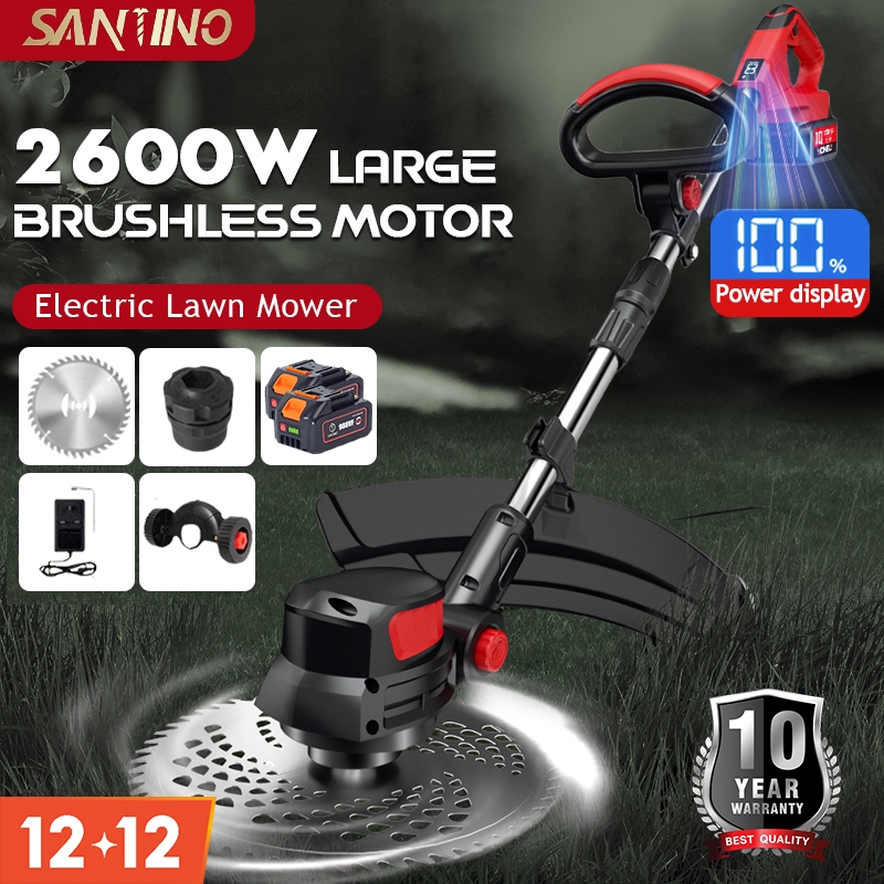 SANTINO Mesin Rumput Grass Cutter (10 Year Warranty) Electric Grass