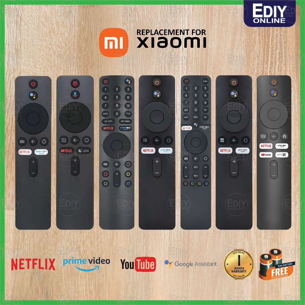 【FREE BATTERY AAA X2 】XIAOMI MI TV 4S 4 4A 4C 4X 4K 3 2 1 S STICK ...
