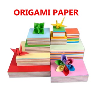 Origami Paper 7X7 Cm,Origami Paper, Coloured Card 1 Pack 520 pcs 7x7 cm  Large Origami Paper Colours Single Sided for Arts and Crafts Projects