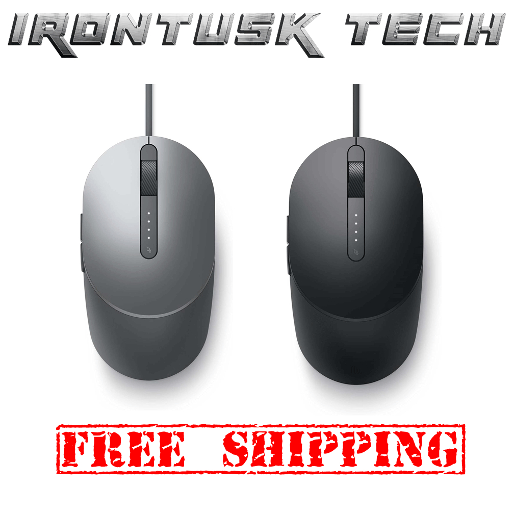 Dell MS3220 Laser Wired Mouse - 5 Buttons - Adjustable DPI (3200 ...