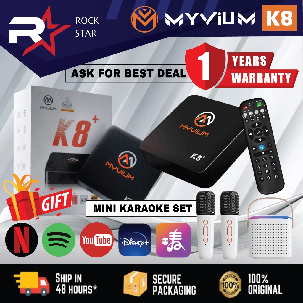 MYVIUM K8+ Tv Box