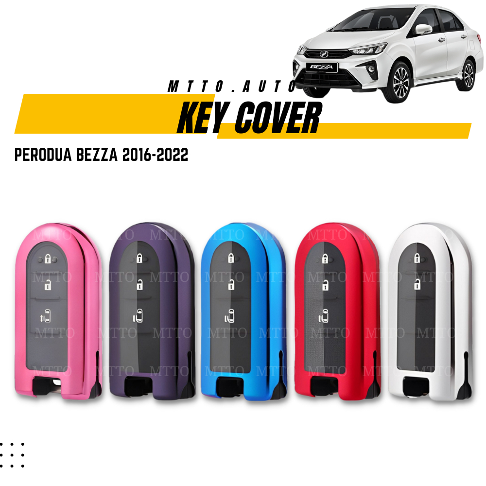 MTTO Perodua Bezza 2016-2022 Car Key Cover Remote Case Accessories ...