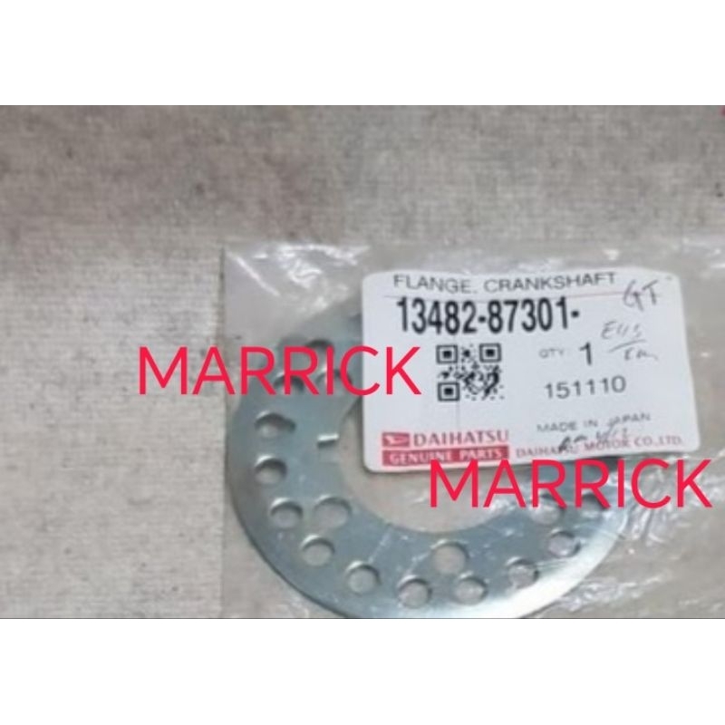 Perodua Kancil Kelisa Kenari flywheel spacer plate flange crankshaft