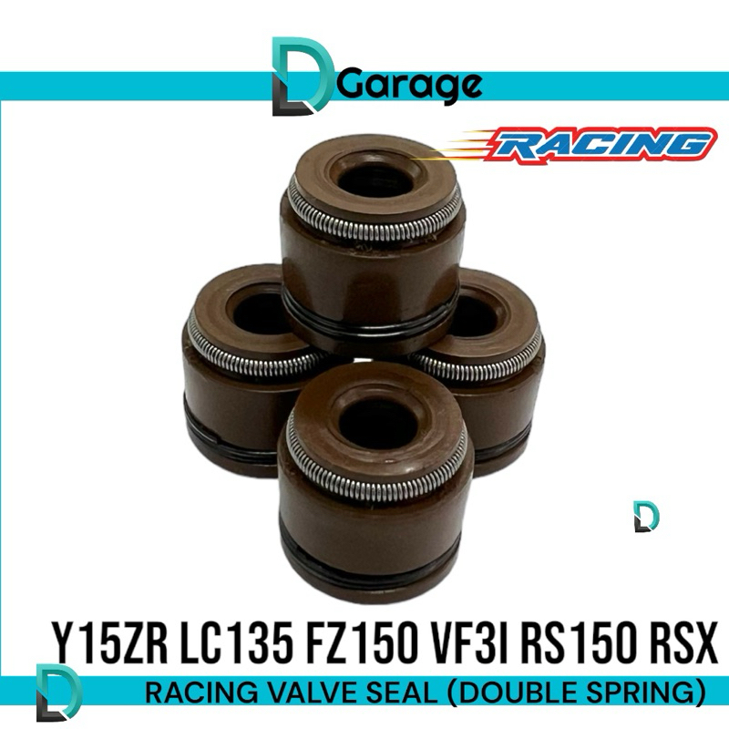 4PC LC135 Y15 Y15ZR 135LC RS150 RSX VF3I RACING VALVE SEAL SET DOUBLE