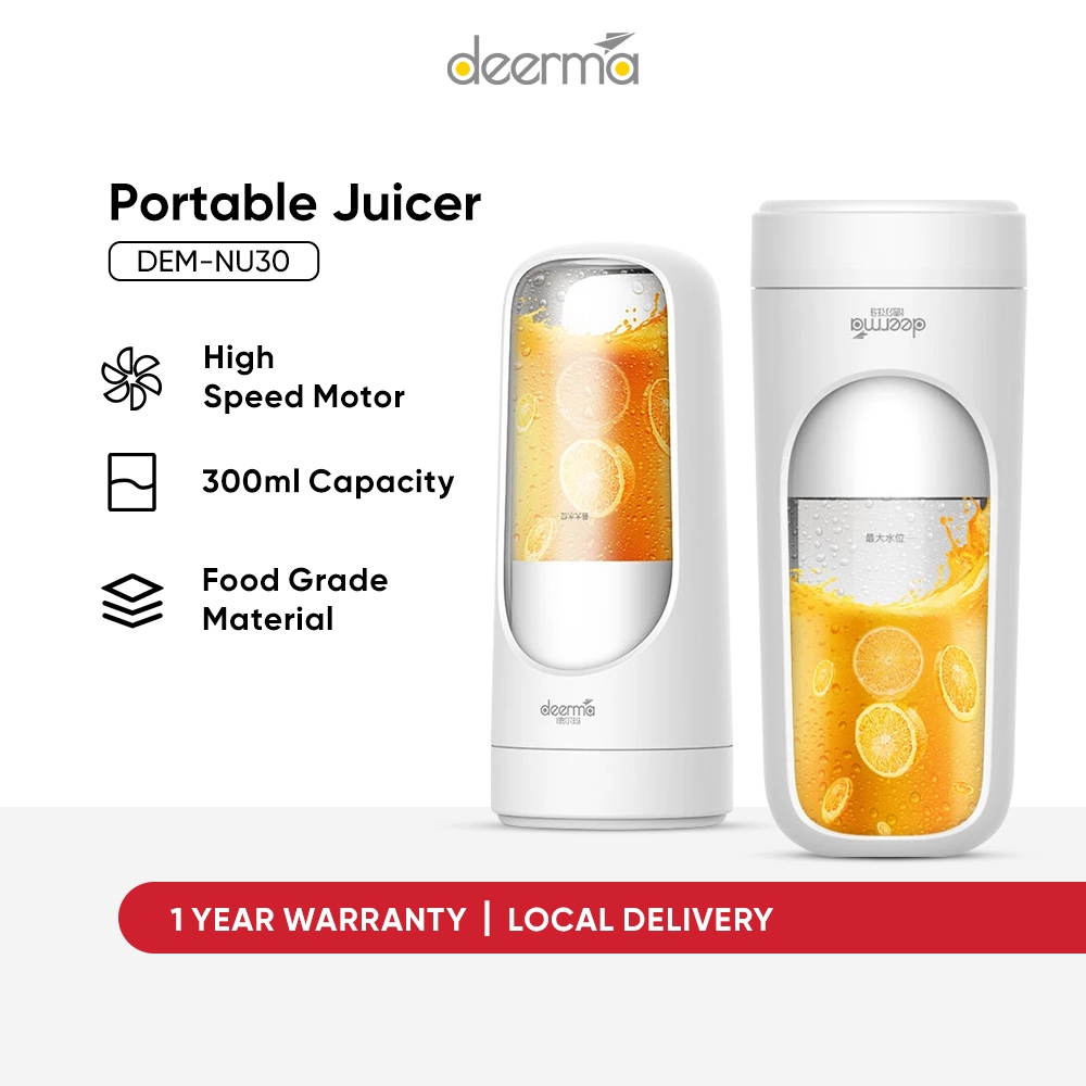 Deerma Portable Wireless Fruit Juicer Water Cup Blender (300ml) NU30