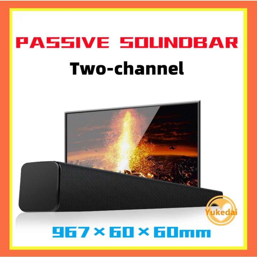 Home Passive Soundbar Speaker Surround Sound Center Speaker Audio Home