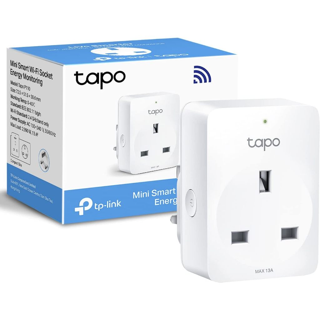 TP-Link Tapo P110 Mini Smart Wi-Fi Socket, Energy Monitoring | Shopee ...