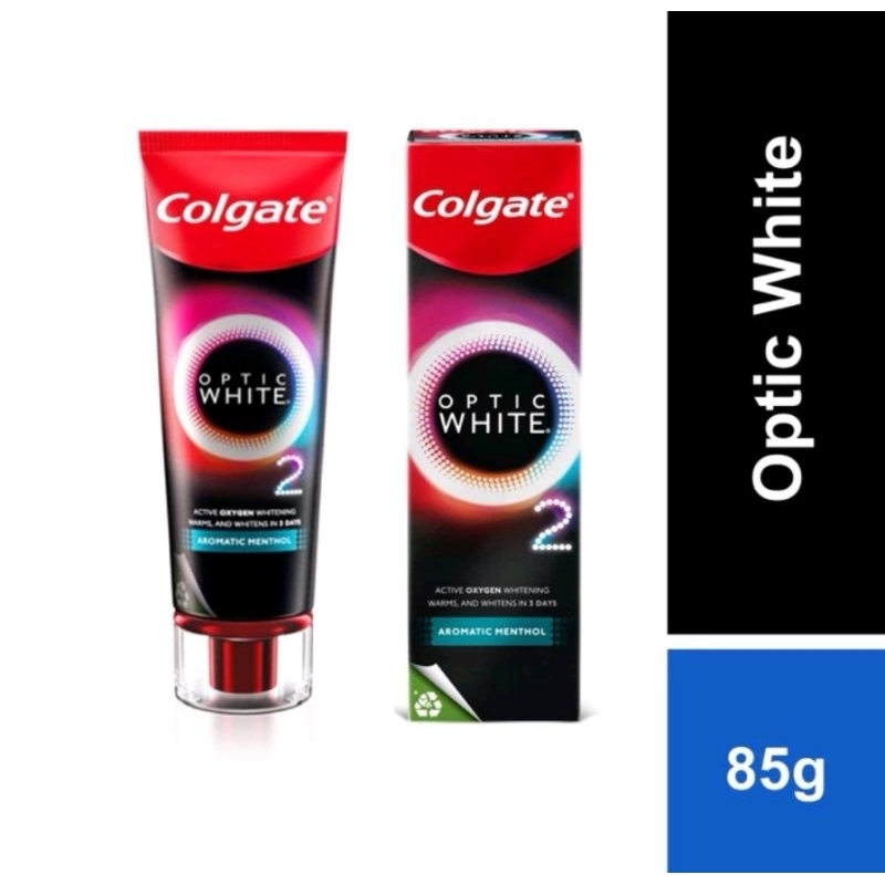 Colgate Optic White O2 Aromatic Menthol Toothpaste 85G EXP:0126 ...