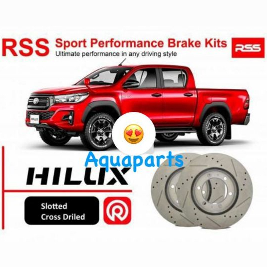 Toyota Hilux Revo 2.4 , 2.8 Gun125/Gun126 Front Disc Rotor Sport L/R ...