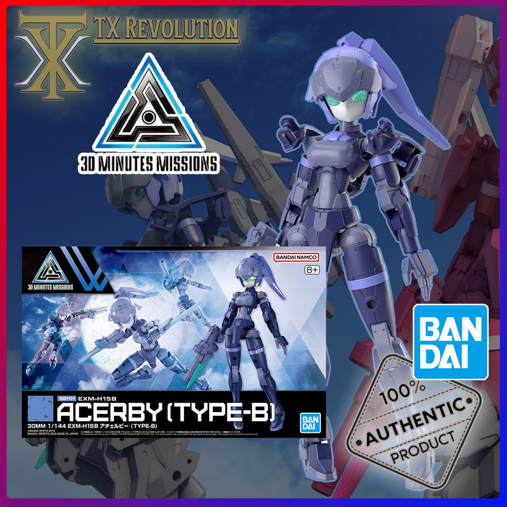 30MM 1/144 EXM-H15A ACERBY TYPE-B 30 MINUTES MISSIONS | Shopee Malaysia