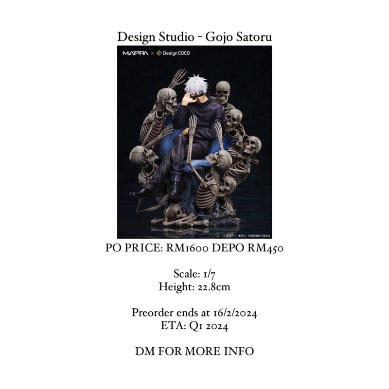 Design Studio - Gojo Satoru | Shopee Malaysia