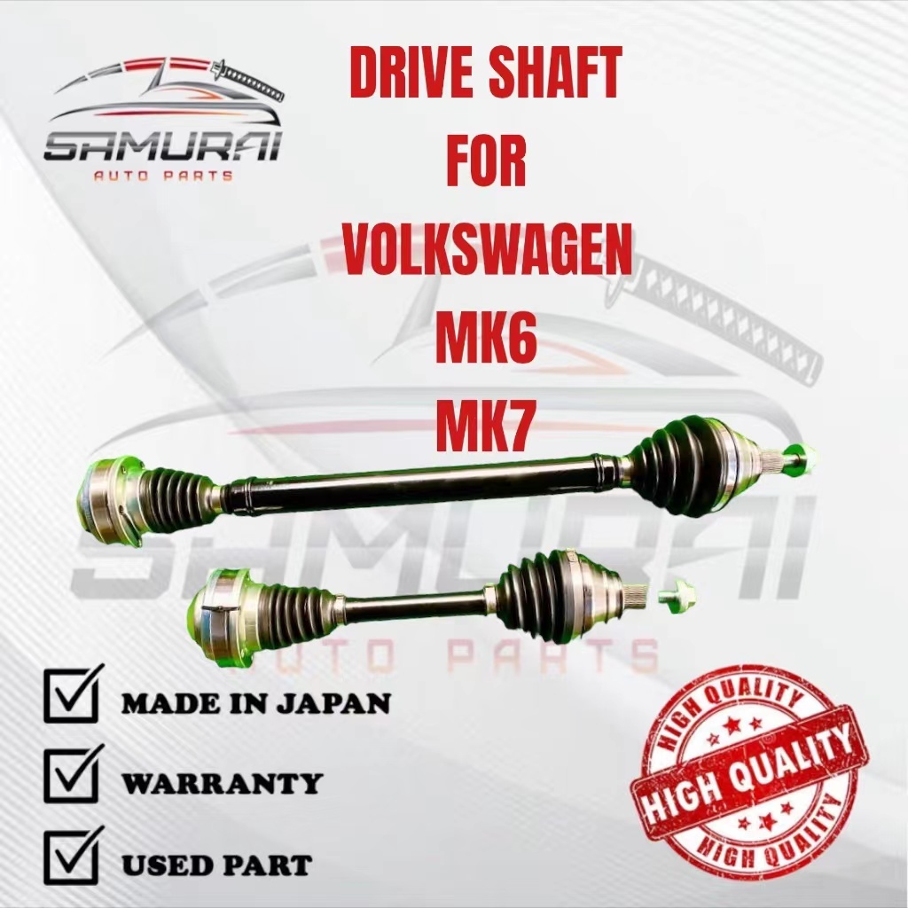 VOLKSWAGEN GOLF MK6 MK7 2.0L DRIVE SHAFT FOR HALFCUT JAPAN Shopee