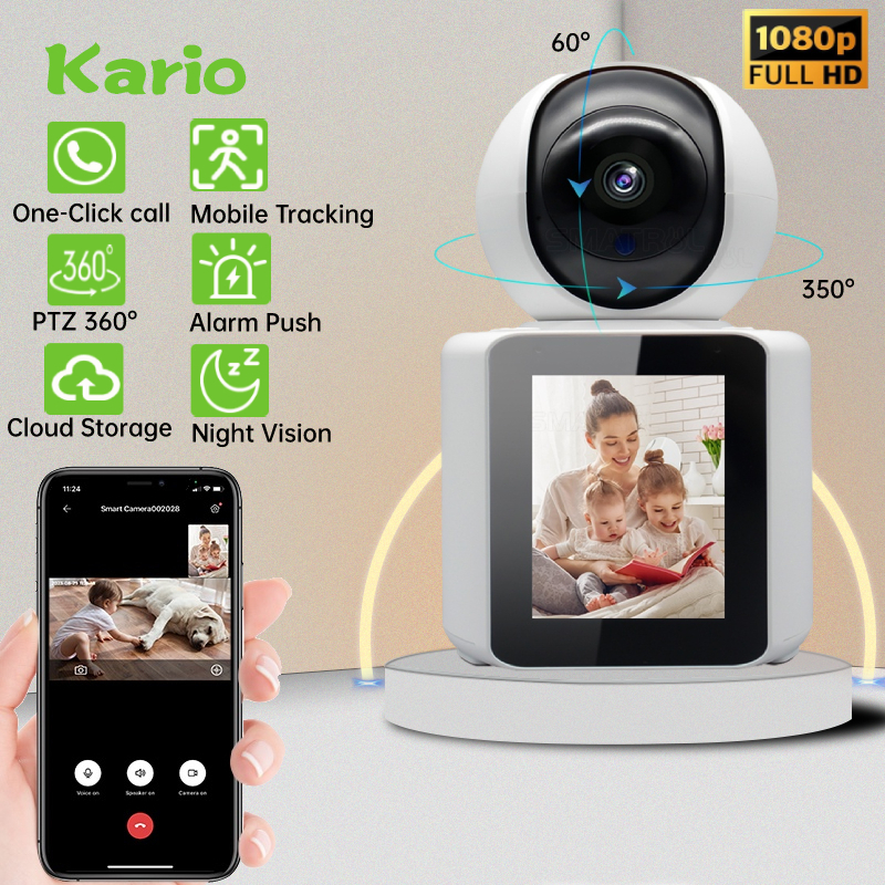 1080P CCTV Two-Way Visual Surveillance Camera Hd Video Intercom Call ...