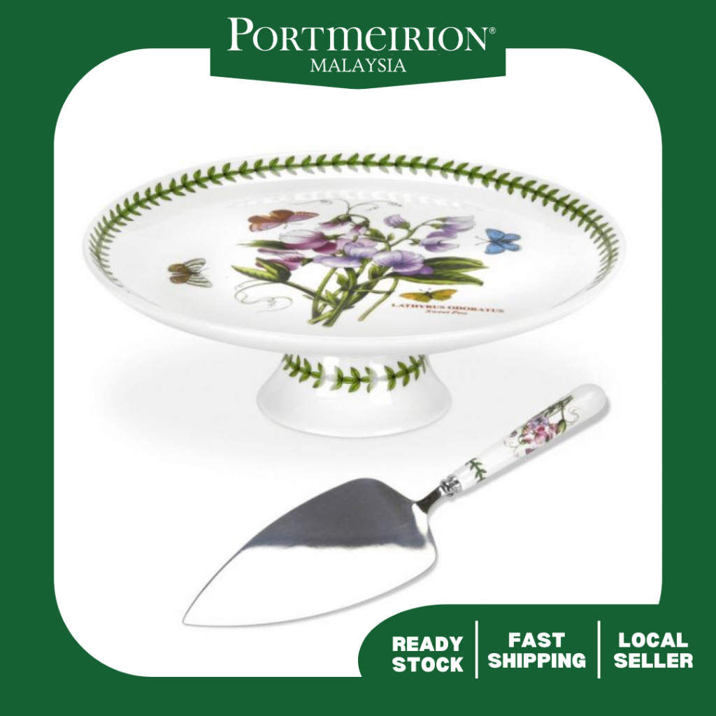 Botanic Garden Footed Cake Plate with Server