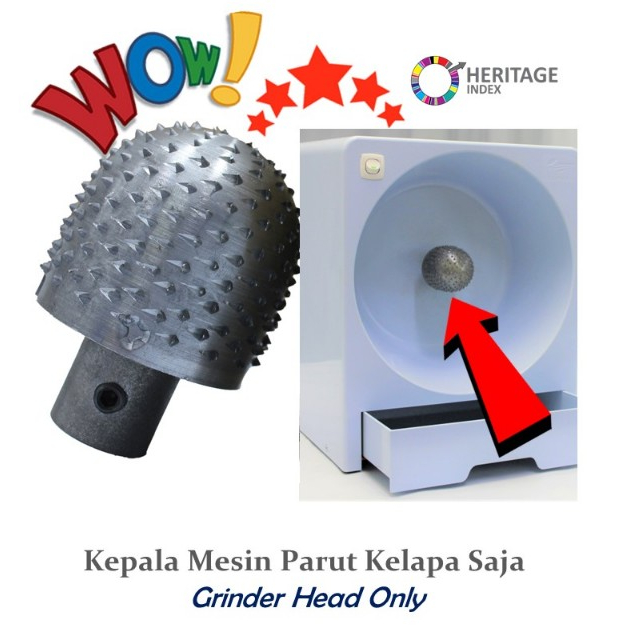 Kepala Pisau Mesin Parut Kelapa Grinder Head Blade Mini CG Pengisar ...