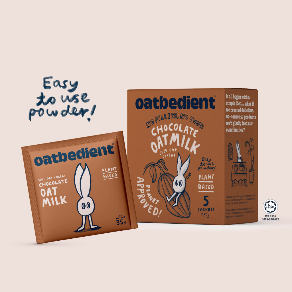 Oatbedient Chocolate Oat Milk (5s x 35g) | Shopee Malaysia