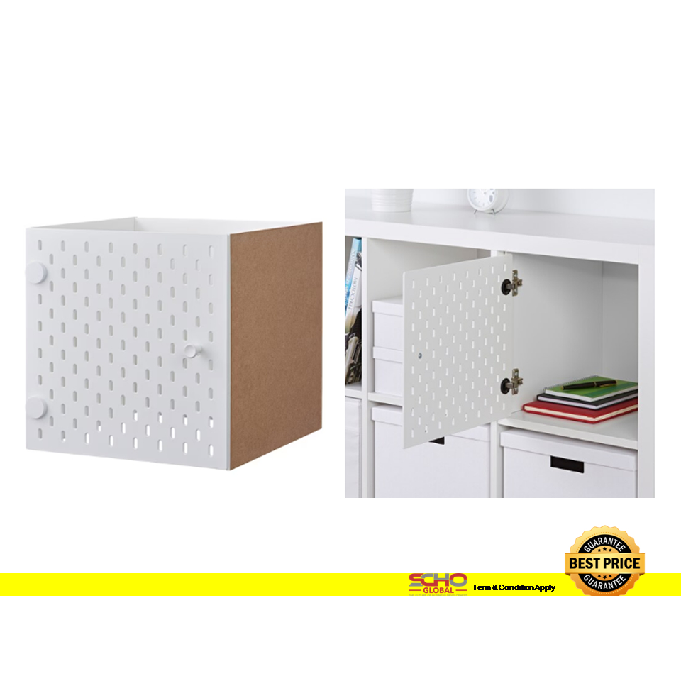 IKEAKALLAX Insert with pegboard, white, 33x33 cm Shopee Malaysia