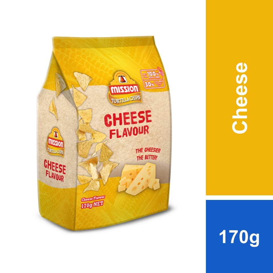 Mission Tortilla Chips Cheese 170g Shopee Malaysia