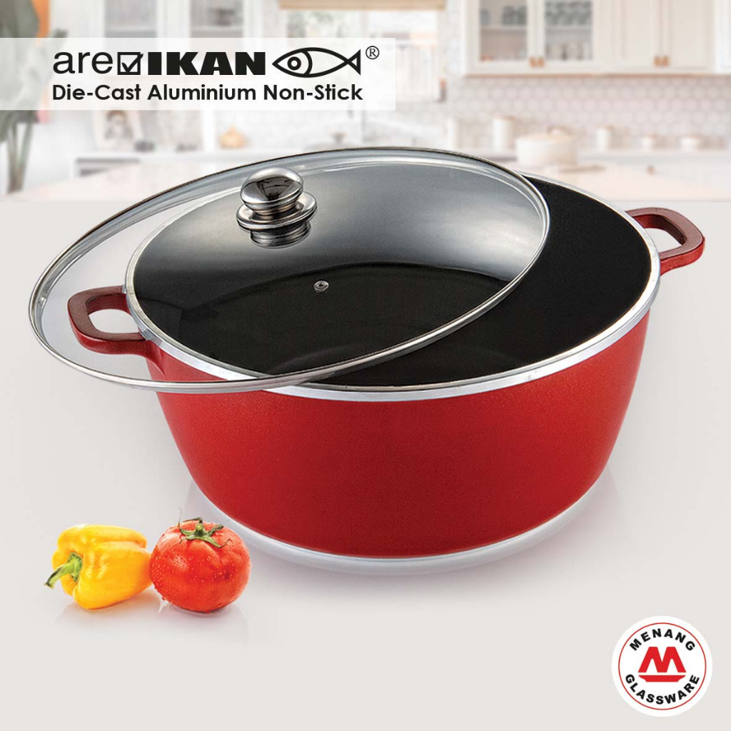 areIKAN Periuk Rendang with Glass Cover 40cm | Shopee Malaysia