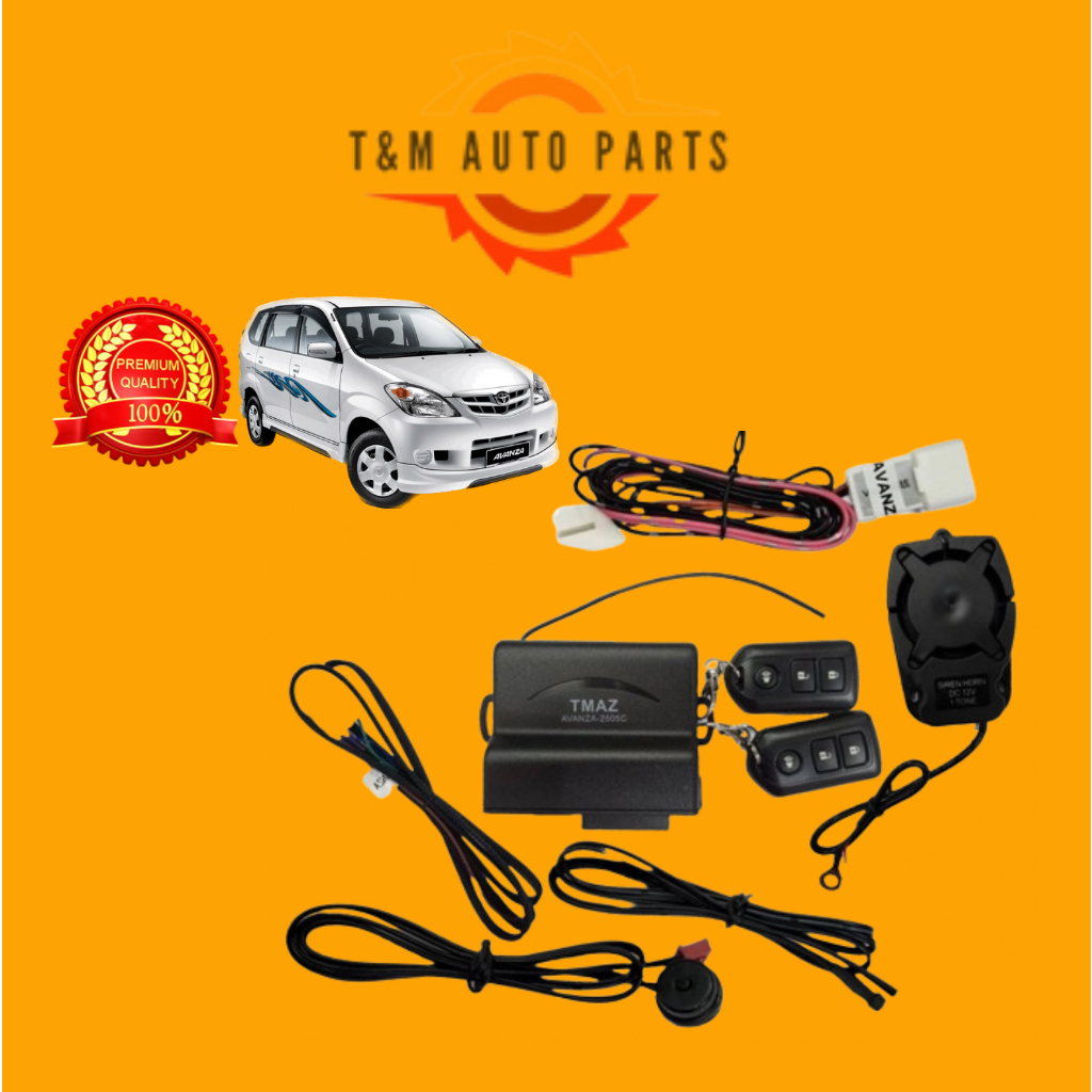 TOYOTA AVANZA 2003-2011 PLUG N PLAY ALARM | Shopee Malaysia