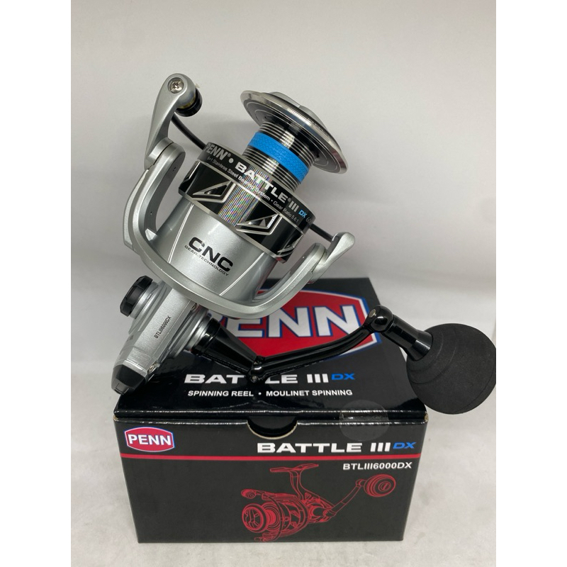 Penn Battle III and Battle III DX Spinning Fishing Reel