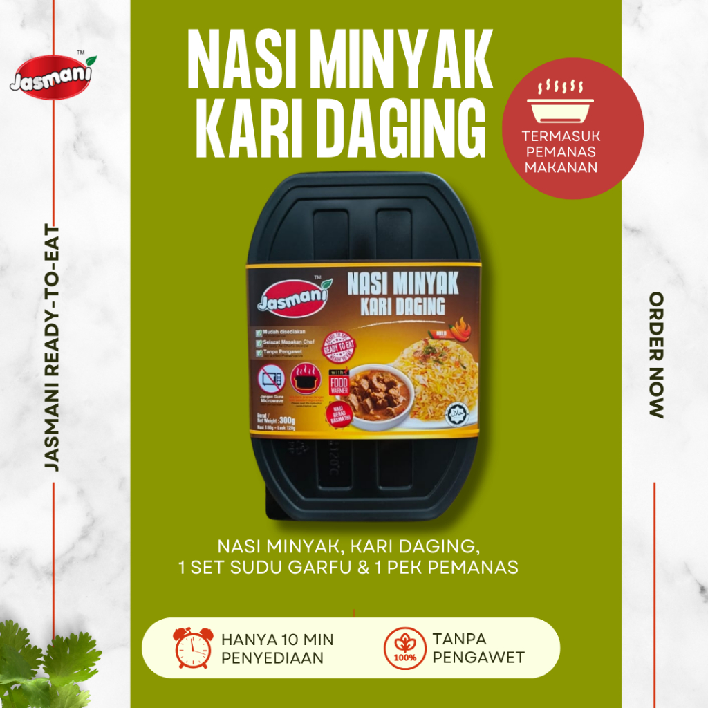 SET NASI MINYAK BERLAUK JASMANI READY TO EAT (FOODWARMER) | Shopee Malaysia