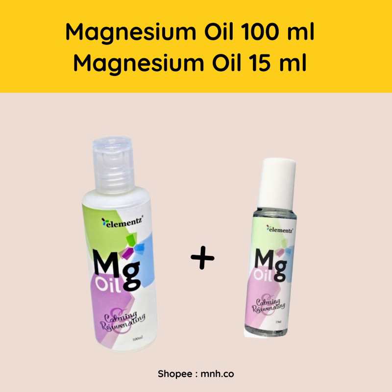 Mg Oil 15 ml + Mg Oil 100 ml (refill) | Shopee Malaysia