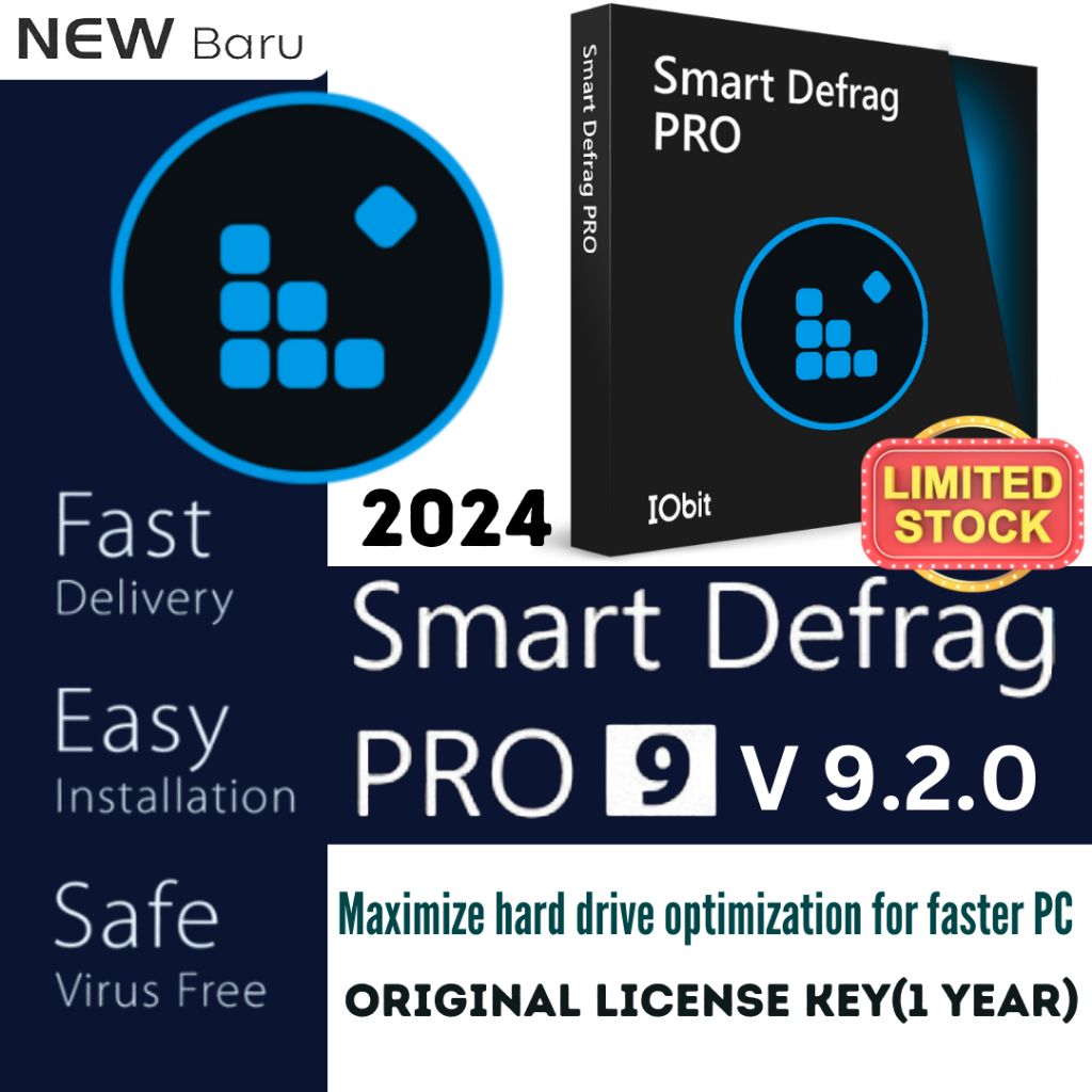 🔥License Key🔥 IObit Smart Defrag 9 PRO 2024 (Latest version V 9.2.0 