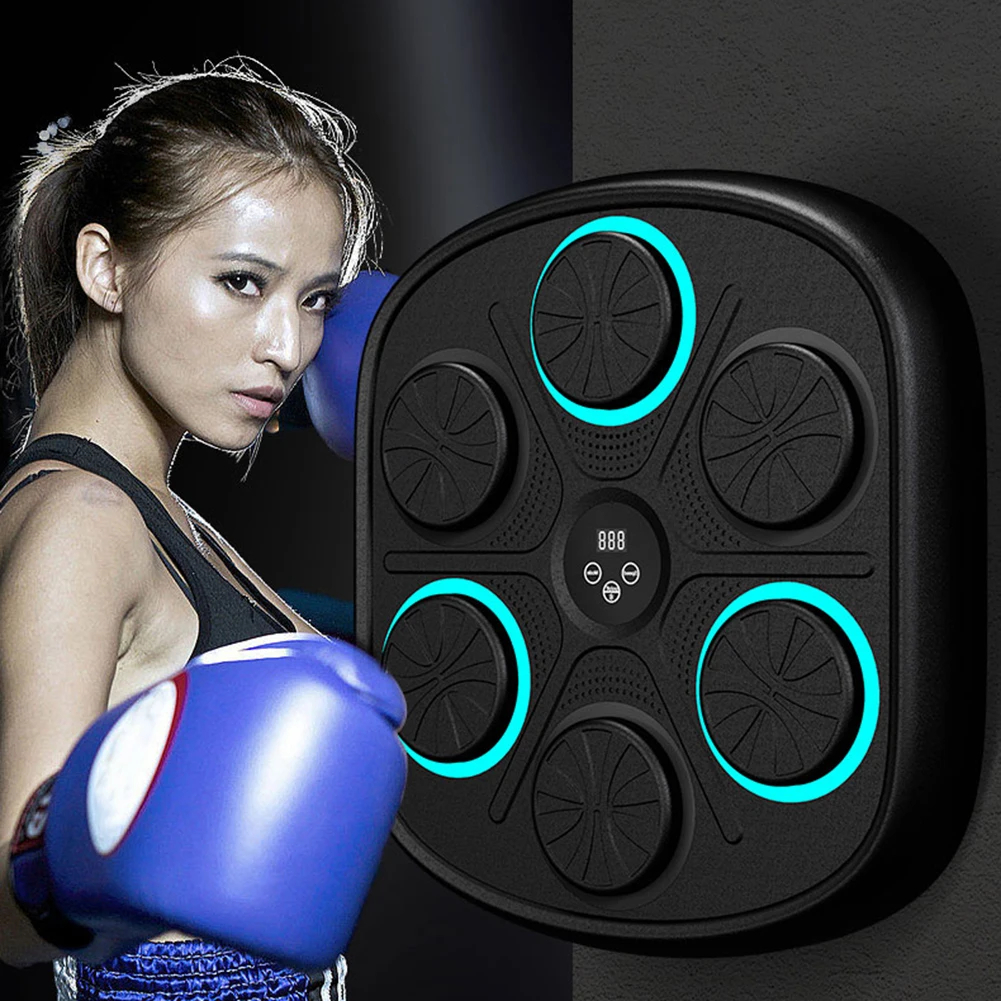 Boxing Exercise Equipment Boxing Exercise Wall Goal Bluetooth-Compatible  with Boxing Glove Boxing Reaction Target for Kids Adult