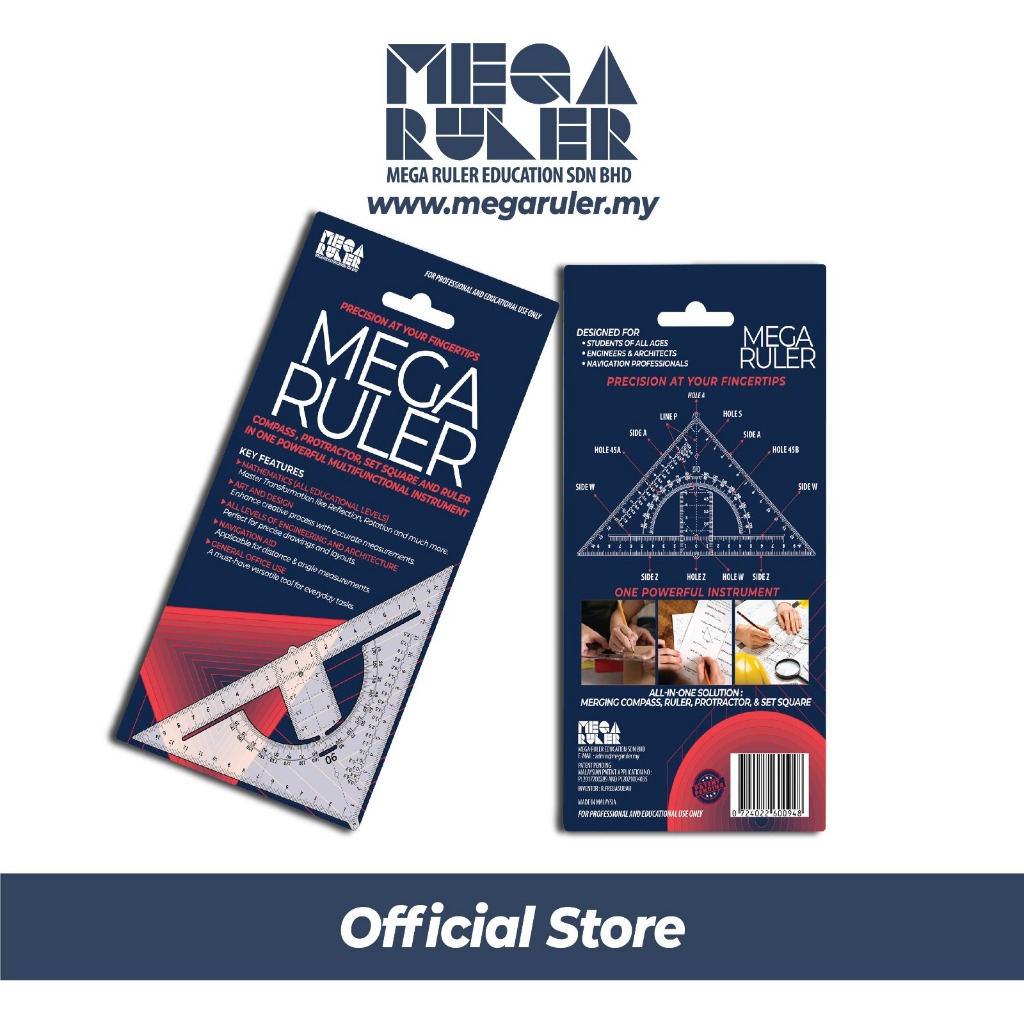 MEGA RULER INSTRUMENT FOR EVERYONE | Shopee Malaysia
