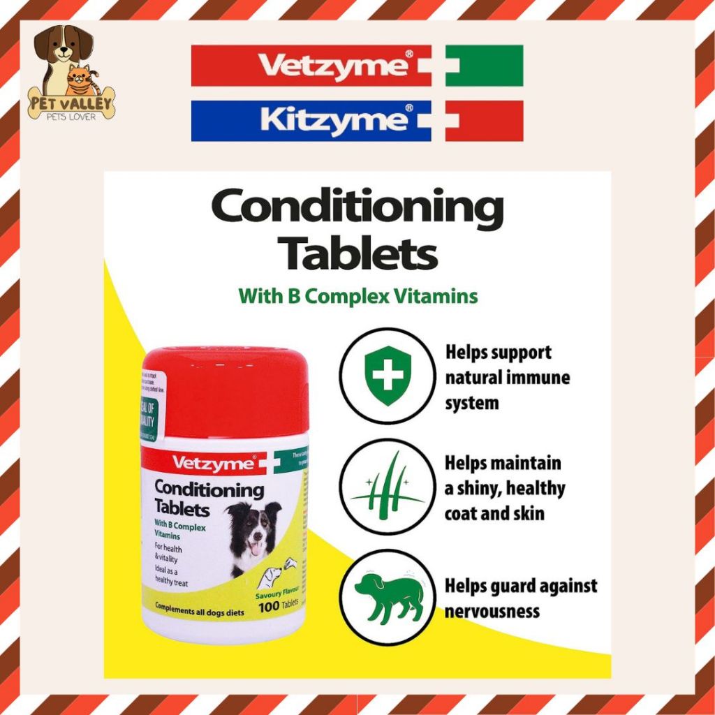VETZYME CONDITIONING TABLETS (100/240/500 TABLETS) Shopee Malaysia