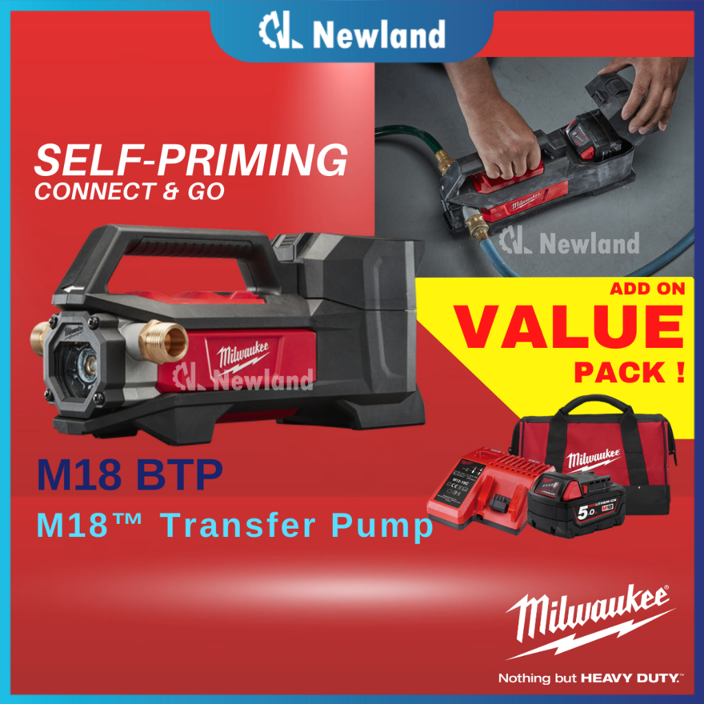 Milwaukee M18™ Transfer Pump / M18 BTP / Milwaukee M18 Cordless Water