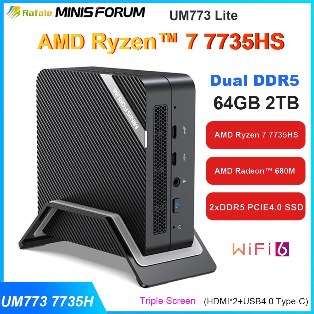 Minisforum UM773 Lite 64GB 500GBSSD 【公式通販】