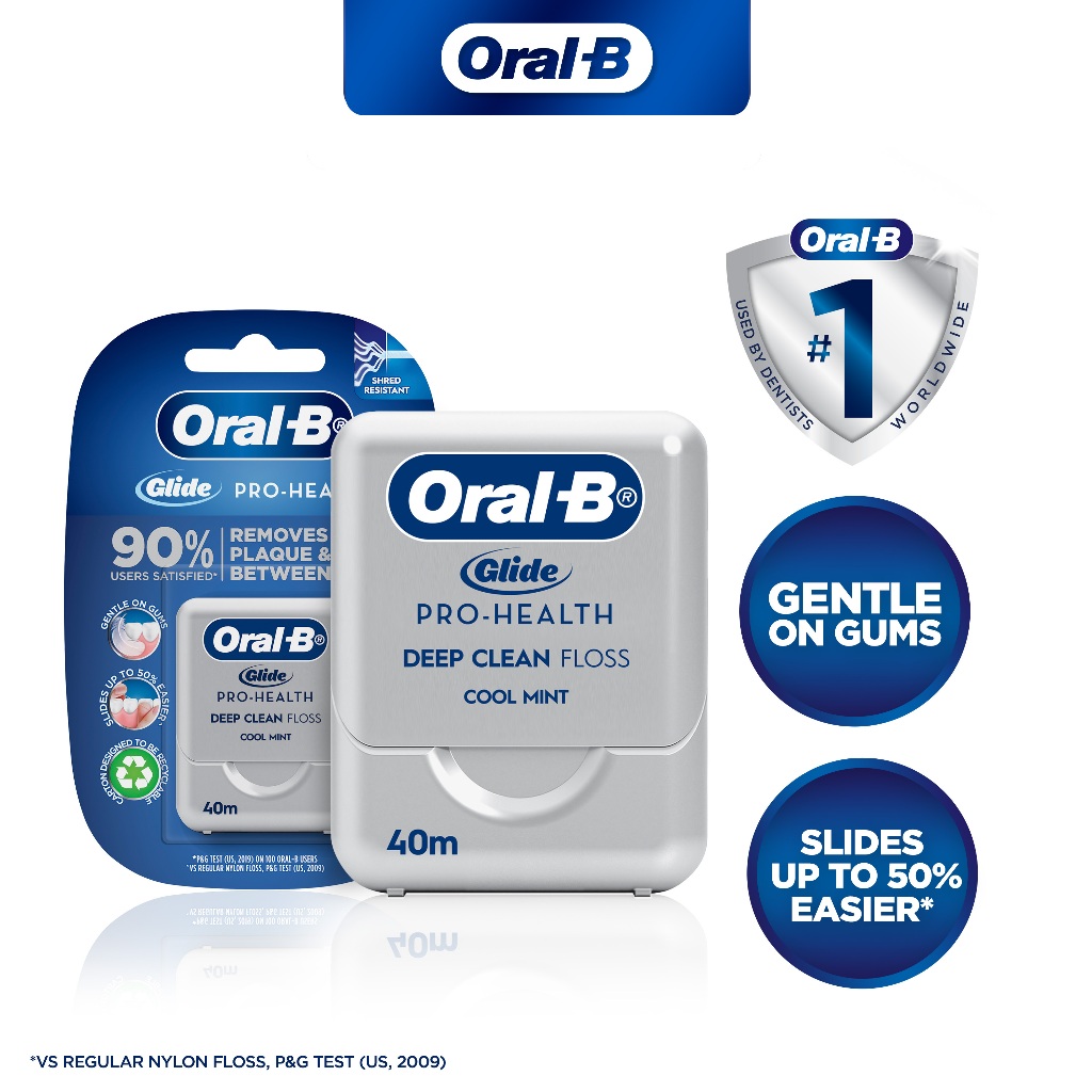 Oral-B Glide Pro-Health Deep Clean Floss (40m) | Shopee Malaysia