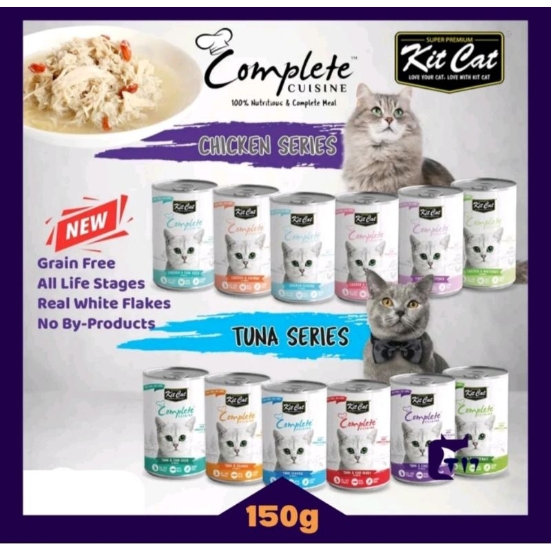 Kit Cat Complete Cuisine In Broth Cat Canned Food 150g | Shopee Malaysia