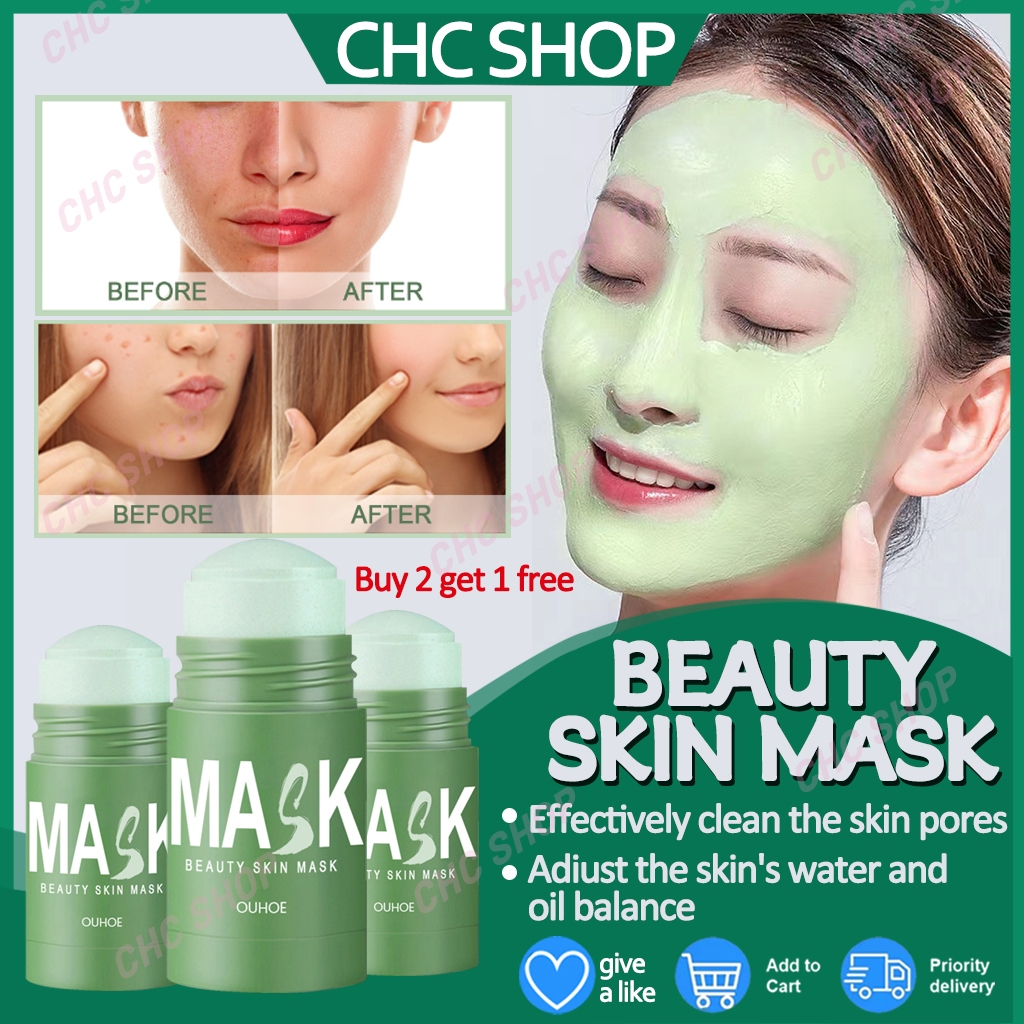 Green Mask Stick Tea Deep Cleansing Smear Moisturizing Blackhead