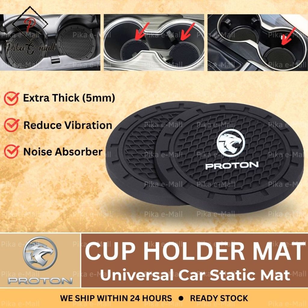 PROTON Car Cup Holder Mat Proton S70 Persona Saga VVT Iriz Exora x50