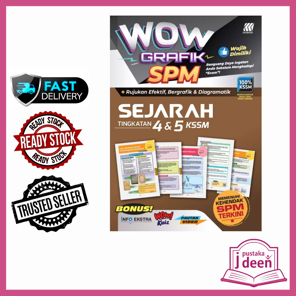 Jdeen Buku Rujukan Spm Sejarah Wow Grafik Shopee Malaysia