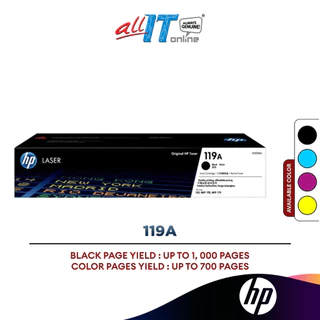 HP 119A Toner - Black/Cyan/Magenta/Yellow