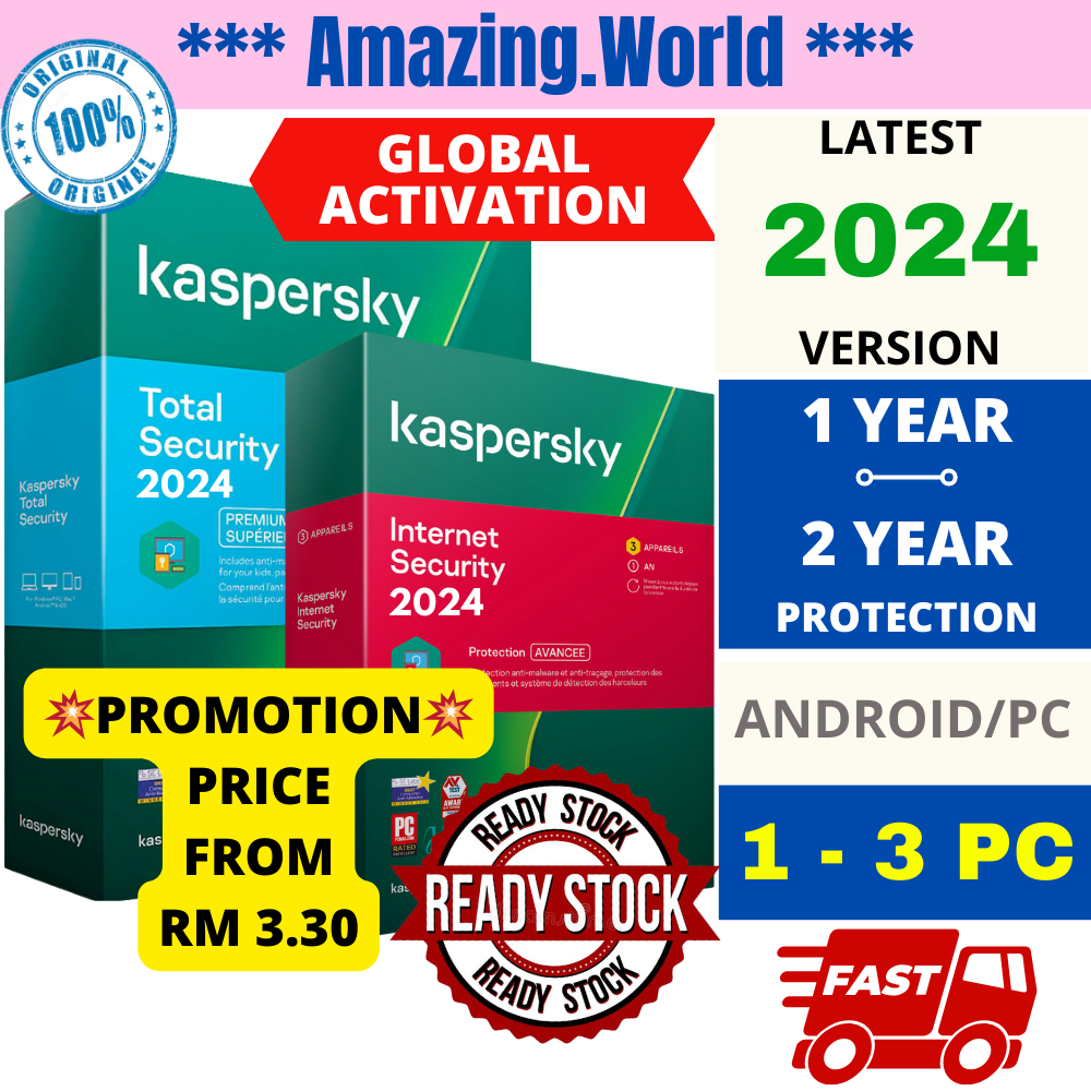 💥PROMOTION💥Kaspersky Total / Security 2024 Premium Genuine