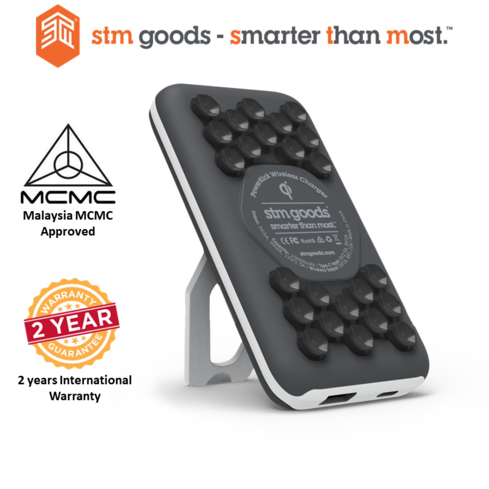STM Powerkick in Wireless Charging and USB Charging Powerbank