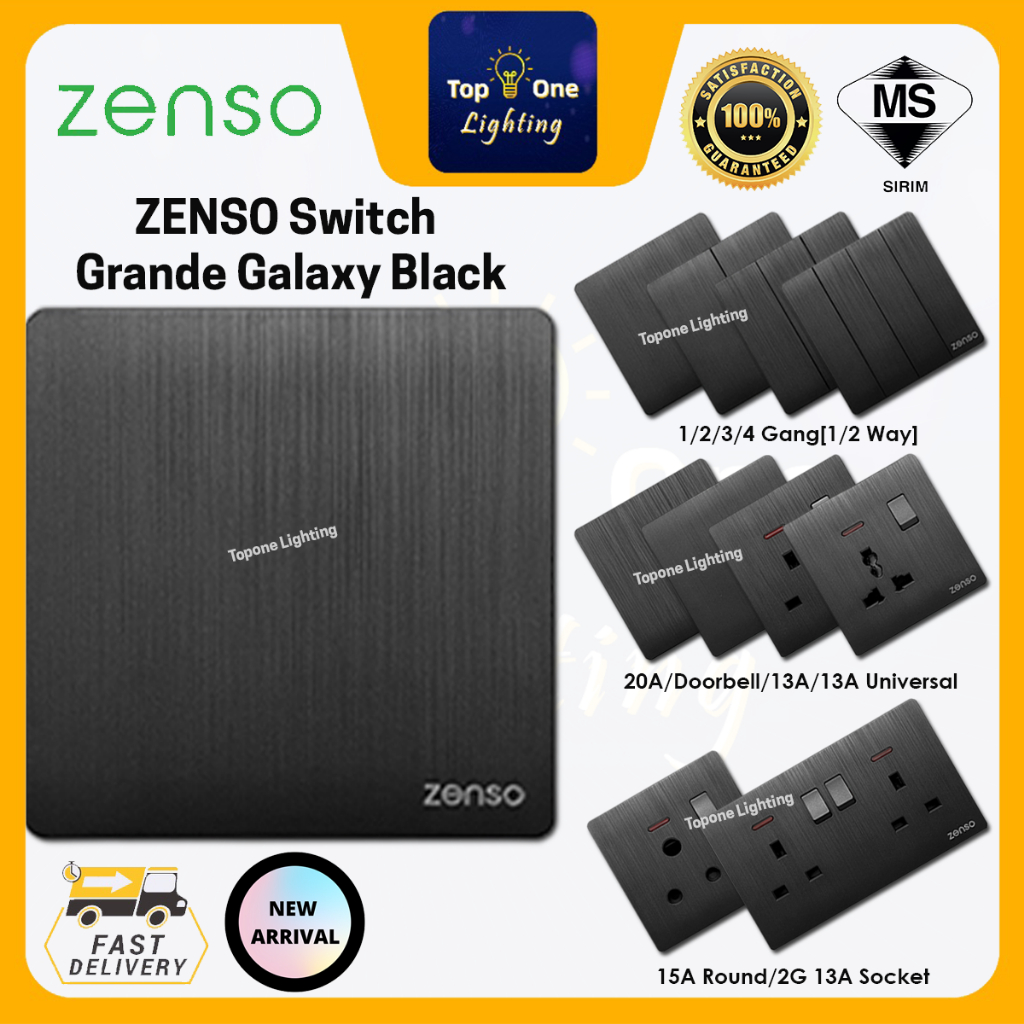 🔥Ready Stock🔥🔥SIRIM🔥 ZENSO Switch - Grande Galaxy Black Switches ...