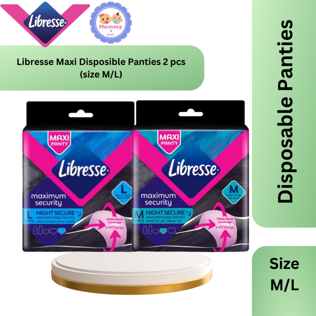 Libresse Maxi Disposable Panties (2pcs) (size M/size L) Shopee Malaysia